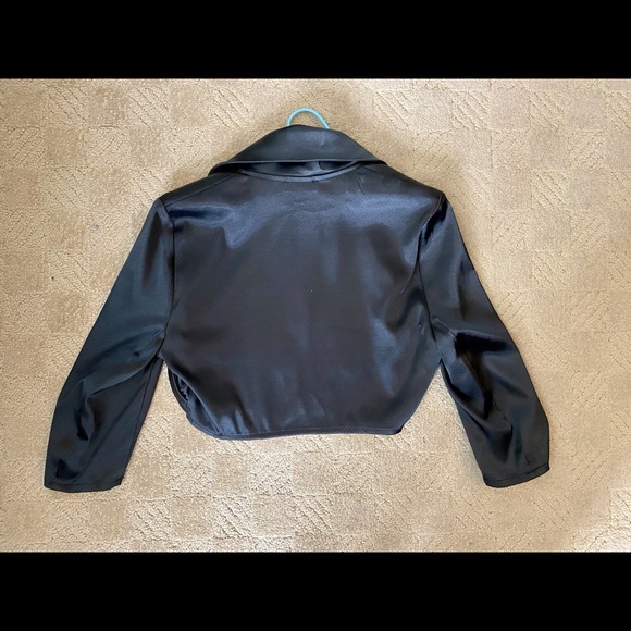 Black formal cover up jacket, size small, le chateau - Picture 2 of 3